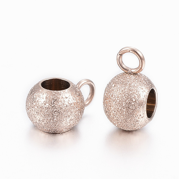 PandaHall Ion Plating(IP) 304 Stainless Steel Tube Bails, Loop Bails, Textured, Rondelle Bail Beads, Rose Gold, 9x6x4.5mm, Hole: 2mm, Inner...
PandaHall Ion Plating(IP) 304 Stainless Steel Tube Bails, Loop Bails, Textured, Rondelle Bail Beads, Rose Gold, 9x6x4.5mm, Hole: 2mm, Inner...