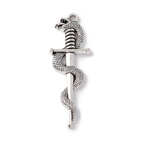 PandaHall Tibetan Style Alloy Pendants, Sword with Snake Charm, Antique Silver, 39.5x13.5x2.8mm, Hole: 1.5mm Alloy Others
PandaHall Tibetan Style Alloy Pendants, Sword with Snake Charm, Antique Silver, 39.5x13.5x2.8mm, Hole: 1.5mm Alloy Others