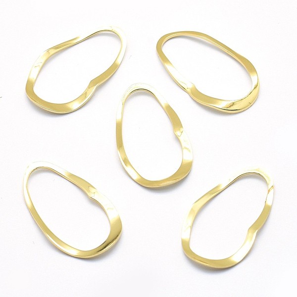PandaHall Brass Linking Rings, Lead Free & Cadmium Free & Nickel Free, Oval, Real 18K Gold Plated, 28x16.5x1mm Brass Oval
PandaHall Brass Linking Rings, Lead Free & Cadmium Free & Nickel Free, Oval, Real 18K Gold Plated, 28x16.5x1mm Brass Oval