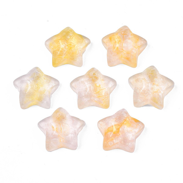 PandaHall Transparent Resin Cabochons, with Water Ripple, Star, Gold, 21~21.5x22~22.5x9mm Resin Star Gold
PandaHall Transparent Resin Cabochons, with Water Ripple, Star, Gold, 21~21.5x22~22.5x9mm Resin Star Gold
