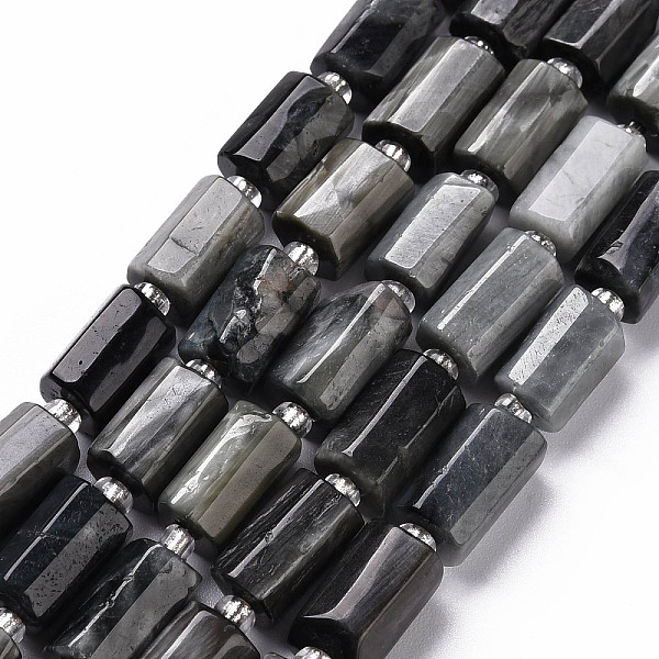 PandaHall Natural Hawk's Eye Beads Strands, Eagle Eye Stone, Faceted, Column, 8~11x6~8x5~7mm, Hole: 1mm, about 15~17pcs/strand, 7.28~7.48...
PandaHall Natural Hawk's Eye Beads Strands, Eagle Eye Stone, Faceted, Column, 8~11x6~8x5~7mm, Hole: 1mm, about 15~17pcs/strand, 7.28~7.48...