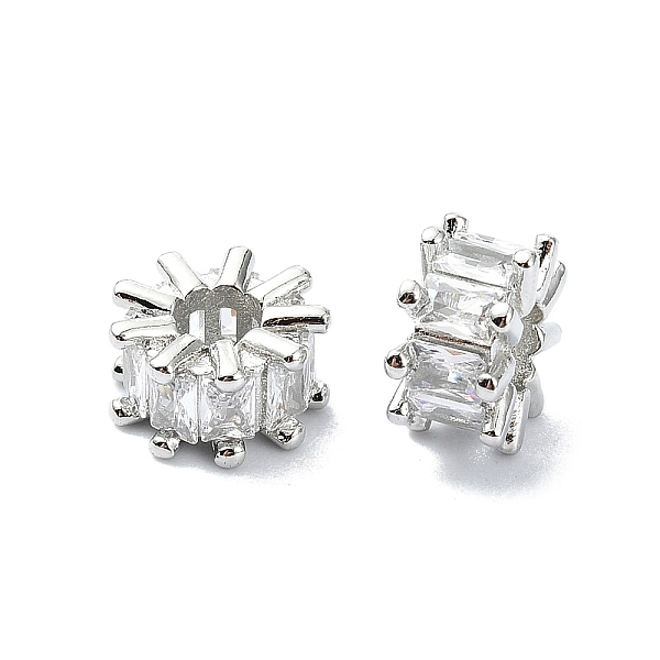 PandaHall Rack Plating Brass Micro Pave Clear Cubic Zirconia Beads, Long-Lasting Plated, Lead Free & Cadmium Free, Column, Platinum...
PandaHall Rack Plating Brass Micro Pave Clear Cubic Zirconia Beads, Long-Lasting Plated, Lead Free & Cadmium Free, Column, Platinum...