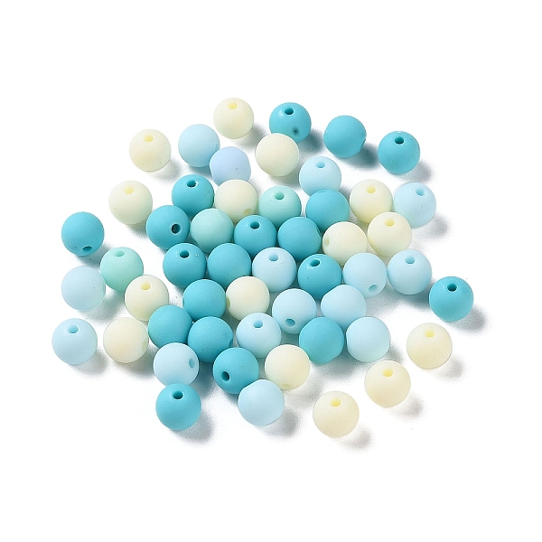 PandaHall Rubberized Style Imitated Silicone Acrylic Beads, Round, Dark Turquoise, 8x7.5mm, Hole: 1.6mm, about 1923pcs/500g Acrylic Round
PandaHall Rubberized Style Imitated Silicone Acrylic Beads, Round, Dark Turquoise, 8x7.5mm, Hole: 1.6mm, about 1923pcs/500g Acrylic Round