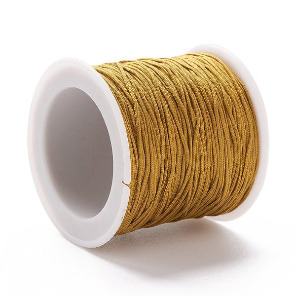 PandaHall Braided Nylon Thread, DIY Material for Jewelry Making, Goldenrod, 0.8mm, 100yards/roll Nylon Gold
PandaHall Braided Nylon Thread, DIY Material for Jewelry Making, Goldenrod, 0.8mm, 100yards/roll Nylon Gold