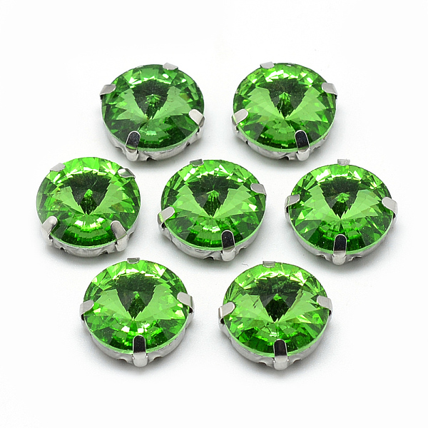 PandaHall Sew on Rhinestone, Multi-strand Links, Glass Rhinestone, with Brass Prong Settings, Garments Accessories, Faceted, Flat Round..., Green
PandaHall Sew on Rhinestone, Multi-strand Links, Glass Rhinestone, with Brass Prong Settings, Garments Accessories, Faceted, Flat Round..., Green