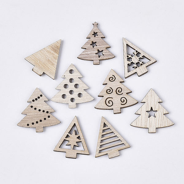 PandaHall Christmas Theme Laser Cut Wood Shapes, Unfinished Wooden Embellishments, Wooden Cabochons, Christmas Tree, PapayaWhip..., Orange
PandaHall Christmas Theme Laser Cut Wood Shapes, Unfinished Wooden Embellishments, Wooden Cabochons, Christmas Tree, PapayaWhip..., Orange
