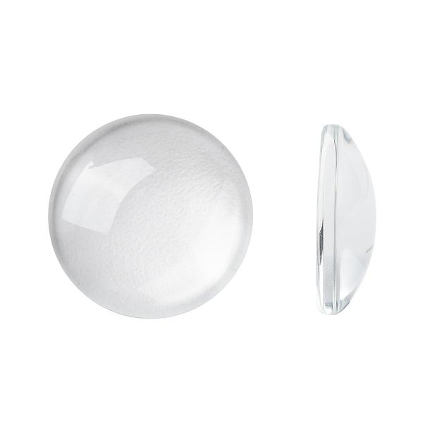 PandaHall Transparent Glass Cabochons, Half Round/Dome, Clear, 16x4mm Glass Half Round Clear
PandaHall Transparent Glass Cabochons, Half Round/Dome, Clear, 16x4mm Glass Half Round Clear