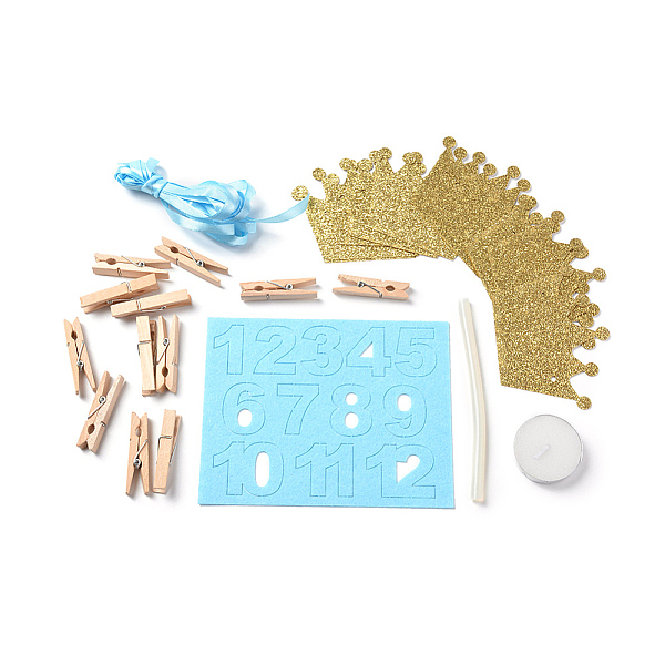 PandaHall Wood Photo Holder Banner Garland, For Birthday Party Wedding Decoration, Crown and Number, Deep Sky Blue, 20~40cm, 8pcs/set Paper...
PandaHall Wood Photo Holder Banner Garland, For Birthday Party Wedding Decoration, Crown and Number, Deep Sky Blue, 20~40cm, 8pcs/set Paper...