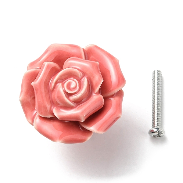 PandaHall Porcelain Drawer Knob, with Alloy Findings and Screws, Cabinet Pulls Handles for Kitchen Cupboard Door and Bathroom Drawer..., Pink
PandaHall Porcelain Drawer Knob, with Alloy Findings and Screws, Cabinet Pulls Handles for Kitchen Cupboard Door and Bathroom Drawer..., Pink
