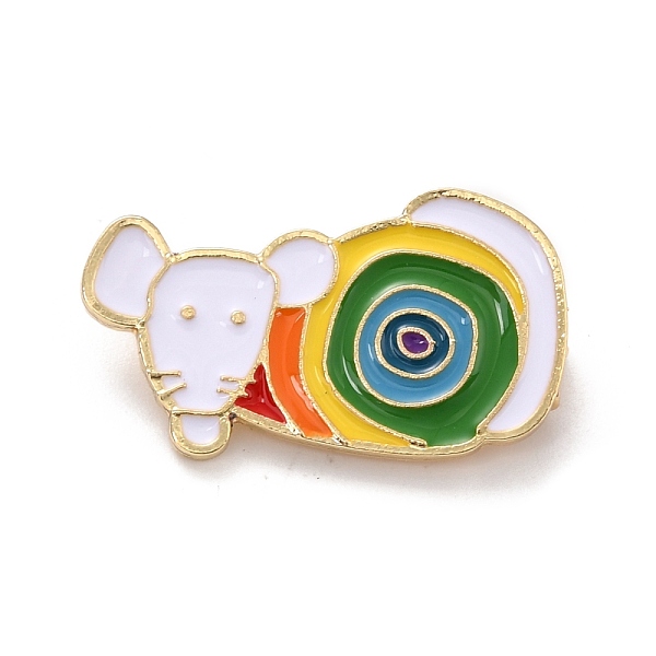 PandaHall Rainbow Color Mouse Enamel Pin, Animal Alloy Enamel Brooch for Backpack Clothes, Light Gold, Colorful, 16.5x30x7mm, Pin: 0.4mm...
PandaHall Rainbow Color Mouse Enamel Pin, Animal Alloy Enamel Brooch for Backpack Clothes, Light Gold, Colorful, 16.5x30x7mm, Pin: 0.4mm...