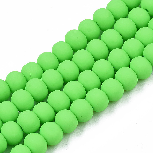 PandaHall Handmade Polymer Clay Beads Strands, for DIY Jewelry Crafts Supplies, Round, Lime, 7x5.5mm, Hole: 1.6mm, about 69pcs/strand, 15.75..., Green
PandaHall Handmade Polymer Clay Beads Strands, for DIY Jewelry Crafts Supplies, Round, Lime, 7x5.5mm, Hole: 1.6mm, about 69pcs/strand, 15.75..., Green