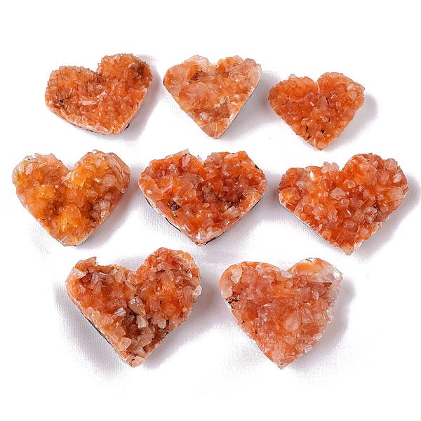 PandaHall Heart Natural Drusy Citrine Display Decorations, Raw Citrine Cluster, 40~50mm Citrine Heart
PandaHall Heart Natural Drusy Citrine Display Decorations, Raw Citrine Cluster, 40~50mm Citrine Heart