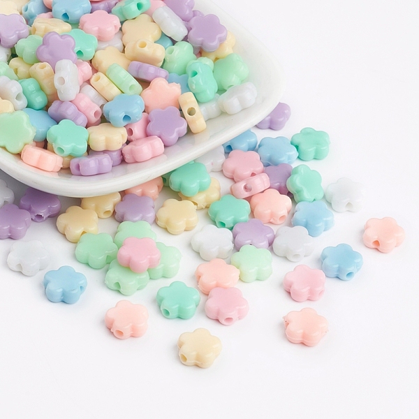 PandaHall Opaque Acrylic Beads, Flower Beads, Mixed Color, 9x9.5x4mm, Hole: 2mm, about 2270pcs/500g Acrylic Flower Multicolor
PandaHall Opaque Acrylic Beads, Flower Beads, Mixed Color, 9x9.5x4mm, Hole: 2mm, about 2270pcs/500g Acrylic Flower Multicolor