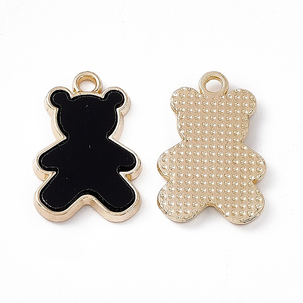 PandaHall Opaque Resin Pendants, Bear Charms, with Light Gold Tone Alloy Findings, Black, 20.5x14x2.5mm, Hole: 2mm Alloy+Resin Bear Black
PandaHall Opaque Resin Pendants, Bear Charms, with Light Gold Tone Alloy Findings, Black, 20.5x14x2.5mm, Hole: 2mm Alloy+Resin Bear Black
