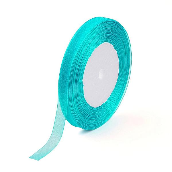 PandaHall Sheer Organza Ribbon, Wide Ribbon for Wedding Decorative, Dark Turquoise, 3/4 inch(20mm), 25yards(22.86m) Polyester None Cyan
PandaHall Sheer Organza Ribbon, Wide Ribbon for Wedding Decorative, Dark Turquoise, 3/4 inch(20mm), 25yards(22.86m) Polyester None Cyan