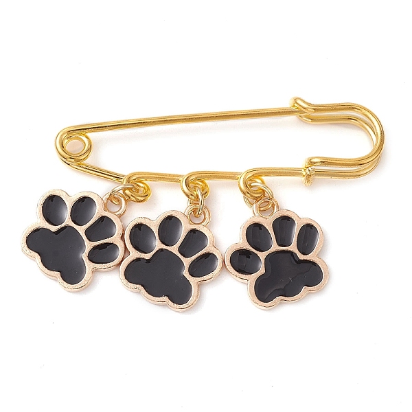 PandaHall Dog Paw Print Charms Safety Pin Brooch, Alloy Enamel Kilt Pins, Black, 33mm Alloy+Enamel Paw Print Black
PandaHall Dog Paw Print Charms Safety Pin Brooch, Alloy Enamel Kilt Pins, Black, 33mm Alloy+Enamel Paw Print Black