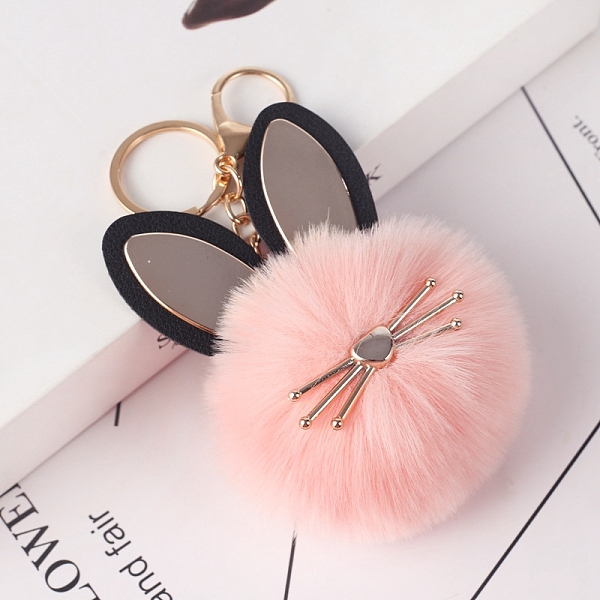 PandaHall Faux Fur Cat Pendant Keychain, Cute Kitten Golden Tone Alloy Key Ring Ornament, Pink, 15x8cm Alloy Cat Shape Pink
PandaHall Faux Fur Cat Pendant Keychain, Cute Kitten Golden Tone Alloy Key Ring Ornament, Pink, 15x8cm Alloy Cat Shape Pink