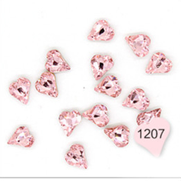PandaHall Glass Rhinestone Cabochons, Nail Art Decoration Accessories, Heart, Pink, 9x8x4mm Glass Heart Pink
PandaHall Glass Rhinestone Cabochons, Nail Art Decoration Accessories, Heart, Pink, 9x8x4mm Glass Heart Pink