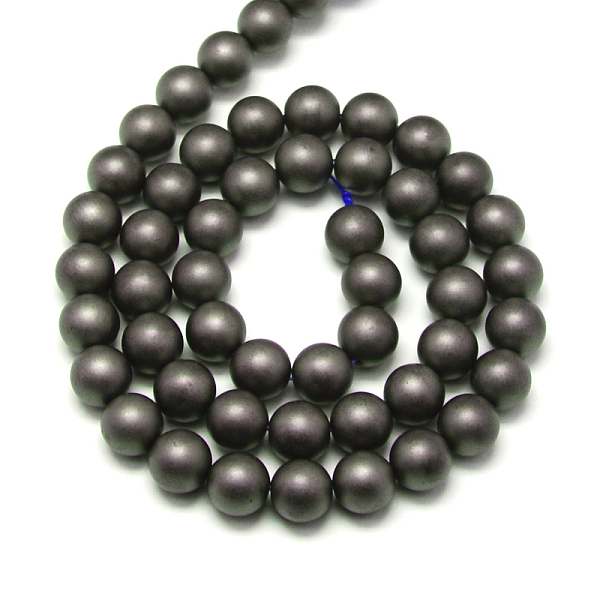 PandaHall Frosted Non-magnetic Synthetic Hematite Round Bead Strands, Grade AA, 3mm, Hole: 0.8mm, about 133pcs/strand, 16 inch Non-magnetic...
PandaHall Frosted Non-magnetic Synthetic Hematite Round Bead Strands, Grade AA, 3mm, Hole: 0.8mm, about 133pcs/strand, 16 inch Non-magnetic...