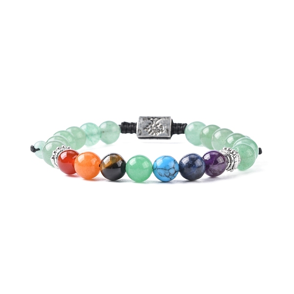 PandaHall Chakra Jewelry, Natural & Synthetic Mixed Stone Braided Bead Bracelets, with Natural Green Aventurine, Alloy Findings and Nylon...
PandaHall Chakra Jewelry, Natural & Synthetic Mixed Stone Braided Bead Bracelets, with Natural Green Aventurine, Alloy Findings and Nylon...