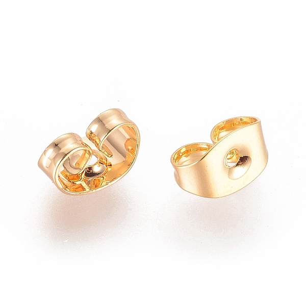 PandaHall Real 18K Gold Plated Brass Ear Nuts, Friction Earring Backs for Stud Earrings, Lead Free & Cadmium Free & Nickel Free, 6x4.5x3mm...
PandaHall Real 18K Gold Plated Brass Ear Nuts, Friction Earring Backs for Stud Earrings, Lead Free & Cadmium Free & Nickel Free, 6x4.5x3mm...