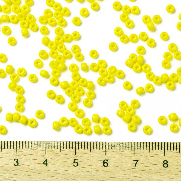 PandaHall MIYUKI Round Rocailles Beads, Japanese Seed Beads, 8/0, (RR404) Opaque Yellow, 8/0, 3mm, Hole: 1mm, about 422~455pcs/10g Glass...
PandaHall MIYUKI Round Rocailles Beads, Japanese Seed Beads, 8/0, (RR404) Opaque Yellow, 8/0, 3mm, Hole: 1mm, about 422~455pcs/10g Glass...