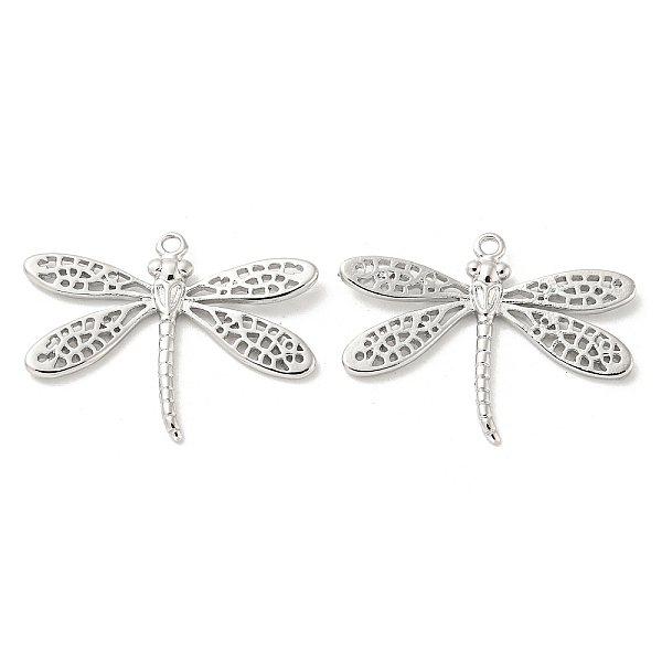 PandaHall Brass Pendants, Dragonfly, Real Platinum Plated, 16.5x22.5x2mm, Hole: 1mm Brass Dragonfly
PandaHall Brass Pendants, Dragonfly, Real Platinum Plated, 16.5x22.5x2mm, Hole: 1mm Brass Dragonfly