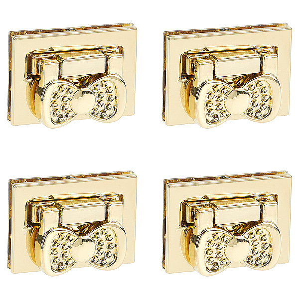 PandaHall WADORN 4 Sets Metal Turn Lock Clasp, Handbags Flip Lock Fasteners Bow-Knot Twist Lock Rectangle Clutches Purse Closure Hardware...
PandaHall WADORN 4 Sets Metal Turn Lock Clasp, Handbags Flip Lock Fasteners Bow-Knot Twist Lock Rectangle Clutches Purse Closure Hardware...