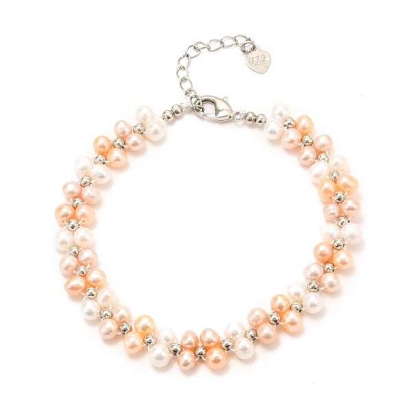 PandaHall Natural Fresh Water Pearl Beaded Bracelets, Real 18K Gold Plated, with Brass Round Beads, Long-Lasting Plated, Mixed Color..., Multicolor
PandaHall Natural Fresh Water Pearl Beaded Bracelets, Real 18K Gold Plated, with Brass Round Beads, Long-Lasting Plated, Mixed Color..., Multicolor