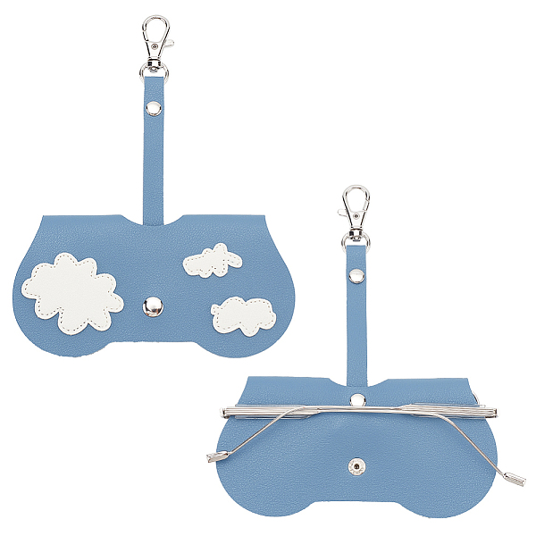 PandaHall Portable Cute PVC Glasses Cases, with Alloy & Iron Finding, for Eyeglass, Sun Glasses Protector, Cloud Pattern, Steel Blue...
PandaHall Portable Cute PVC Glasses Cases, with Alloy & Iron Finding, for Eyeglass, Sun Glasses Protector, Cloud Pattern, Steel Blue...