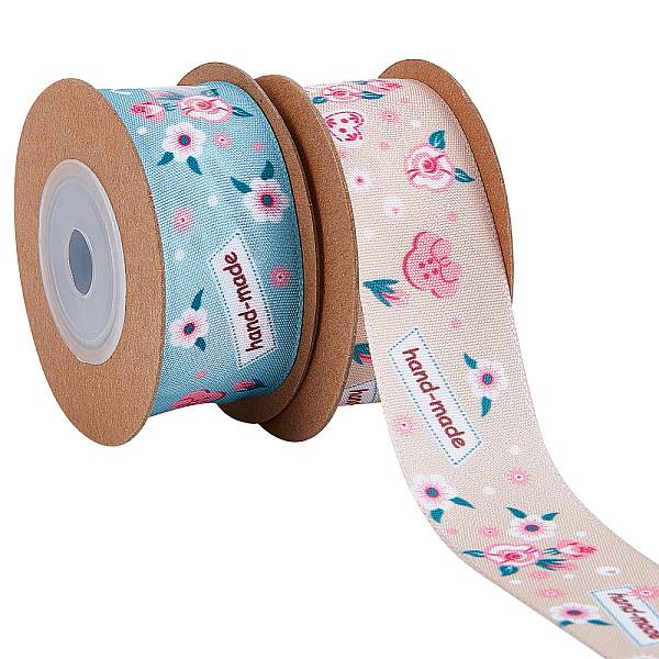 PandaHall Gorgecraft 2 Rolls 2 Colors Polyester Ribbon, Flower Pattern, for Gifts Wrapping Party, Mixed Color, 1 inch(25mm), about 5.4yards..., Multicolor
PandaHall Gorgecraft 2 Rolls 2 Colors Polyester Ribbon, Flower Pattern, for Gifts Wrapping Party, Mixed Color, 1 inch(25mm), about 5.4yards..., Multicolor