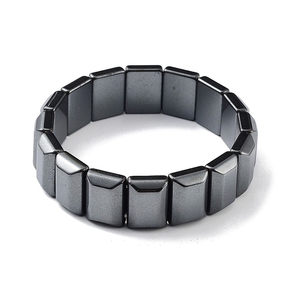 PandaHall Non-Magnetic Synthetic Hematite Beaded Stretch Bracelets, Tile Bracelet, Rectangle, Inner Diameter: 2-1/4 inch(5.8cm), Bead...
PandaHall Non-Magnetic Synthetic Hematite Beaded Stretch Bracelets, Tile Bracelet, Rectangle, Inner Diameter: 2-1/4 inch(5.8cm), Bead...