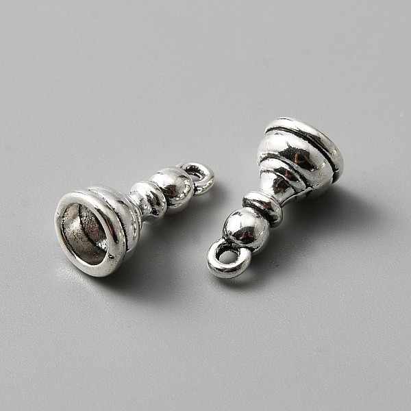 PandaHall Tibetan Style Alloy Pendants, 3D Chess Piece Charms, Antique Silver, Pawn, 15x7.5mm, Hole: 1.4mm Alloy Playing Theme
PandaHall Tibetan Style Alloy Pendants, 3D Chess Piece Charms, Antique Silver, Pawn, 15x7.5mm, Hole: 1.4mm Alloy Playing Theme