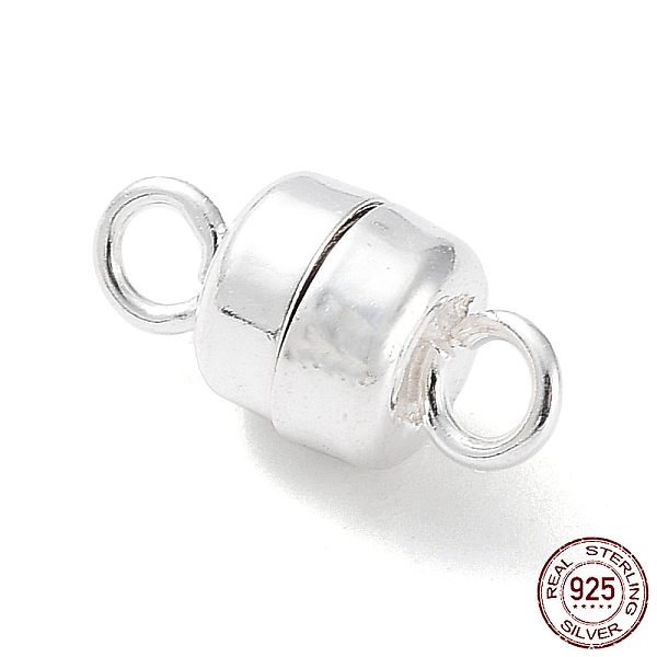 PandaHall 925 Sterling Silver Magnetic Clasps, Column, Silver, 10.5x5x5mm, Hole: 1.8mm Sterling Silver Column
PandaHall 925 Sterling Silver Magnetic Clasps, Column, Silver, 10.5x5x5mm, Hole: 1.8mm Sterling Silver Column