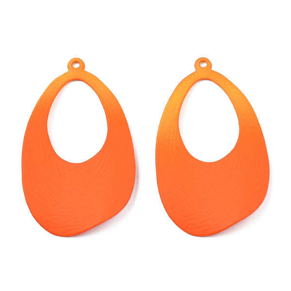 PandaHall Spray Painted Iron Big Pendants, Teardrop, Dark Orange, 50x29x6.5mm, Hole: 1.6mm Iron Teardrop
PandaHall Spray Painted Iron Big Pendants, Teardrop, Dark Orange, 50x29x6.5mm, Hole: 1.6mm Iron Teardrop