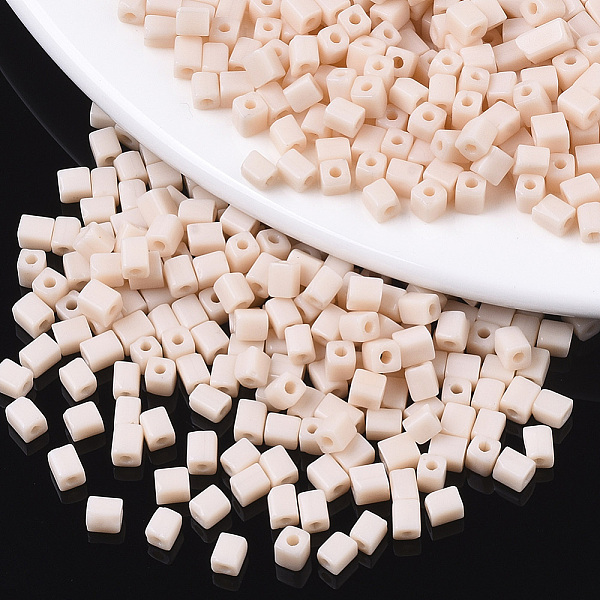 PandaHall 6/0 Glass Seed Beads, Round Hole, Cube & Cuboid, Misty Rose, 3~7x3.5x3.5mm, Hole: 1.2mm, about 4500pcs/bag Glass Cube Red
PandaHall 6/0 Glass Seed Beads, Round Hole, Cube & Cuboid, Misty Rose, 3~7x3.5x3.5mm, Hole: 1.2mm, about 4500pcs/bag Glass Cube Red