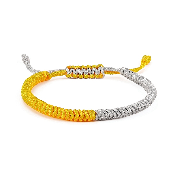 PandaHall Nylon Threads Braided Bracelet, Adjustable Friendship Cord Bracelet for Women, Yellow, Inner Diameter: 2-1/8~3-1/8 inch(5.5~8cm)...
PandaHall Nylon Threads Braided Bracelet, Adjustable Friendship Cord Bracelet for Women, Yellow, Inner Diameter: 2-1/8~3-1/8 inch(5.5~8cm)...