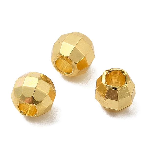 PandaHall Brass Spacer Beads, Faceted, Barrel, Real 18K Gold Plated, 5x4mm, Hole: 2mm Brass Barrel
PandaHall Brass Spacer Beads, Faceted, Barrel, Real 18K Gold Plated, 5x4mm, Hole: 2mm Brass Barrel