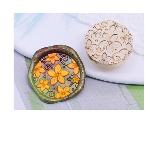 PandaHall Golden Tone Wax Seal Brass Stamp Head, for Invitations, Envelopes, Gift Packing, Flower, 25mm Brass Flower
PandaHall Golden Tone Wax Seal Brass Stamp Head, for Invitations, Envelopes, Gift Packing, Flower, 25mm Brass Flower