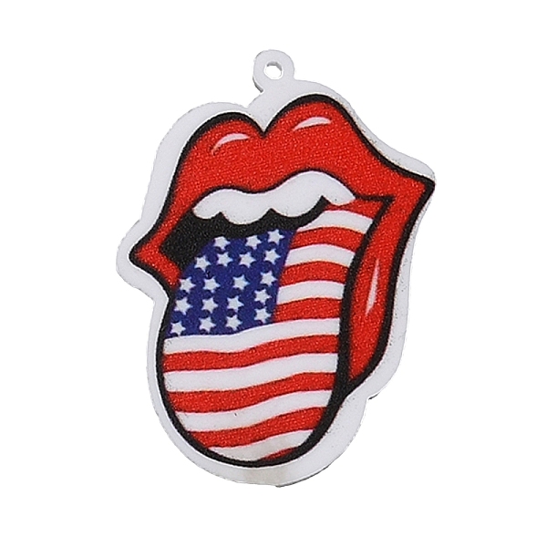 PandaHall Independence Day Acrylic Pendants, American Flag, Lip, 42x30x2mm, Hole: 1.4mm Acrylic Lip
PandaHall Independence Day Acrylic Pendants, American Flag, Lip, 42x30x2mm, Hole: 1.4mm Acrylic Lip