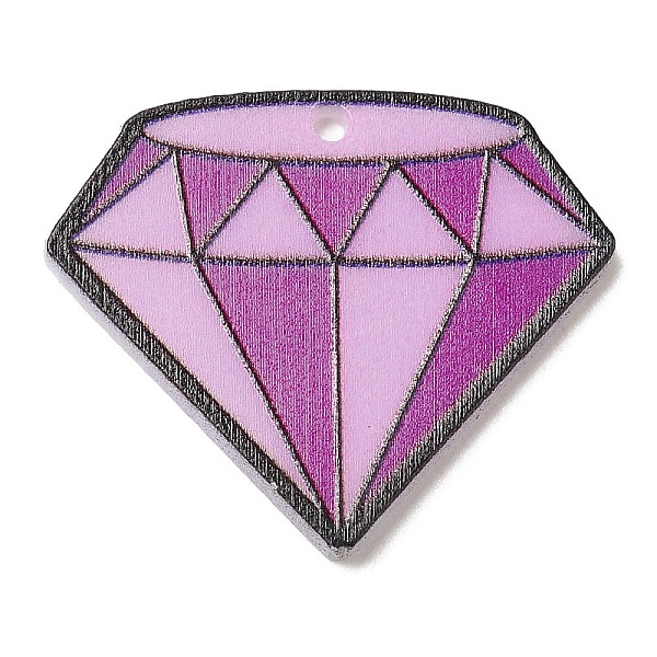 PandaHall Opaque Acrylic Pendants, Diamond, 23x26.5x2mm, Hole: 1.2mm Acrylic Diamond Red
PandaHall Opaque Acrylic Pendants, Diamond, 23x26.5x2mm, Hole: 1.2mm Acrylic Diamond Red