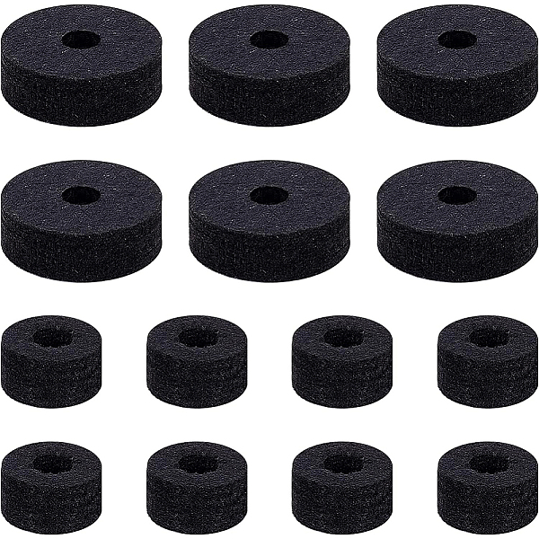 PandaHall BENECREAT 20Pcs 2 Style Wool Cymbal Felt, Drum Cymbal Replacement Accessories, Flat Round, Black, 25~40.5x13.5~14mm, Hole: 10mm...
PandaHall BENECREAT 20Pcs 2 Style Wool Cymbal Felt, Drum Cymbal Replacement Accessories, Flat Round, Black, 25~40.5x13.5~14mm, Hole: 10mm...