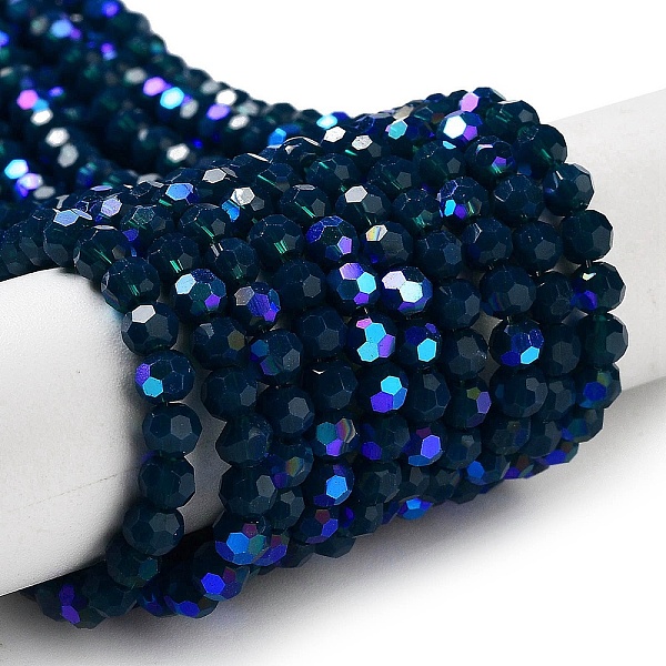 PandaHall Opaque Glass Beads Strands, Faceted, Round, Prussian Blue, 4mm, Hole: 0.8mm, about 87~93pcs/strand, 32~33cm Glass Round
PandaHall Opaque Glass Beads Strands, Faceted, Round, Prussian Blue, 4mm, Hole: 0.8mm, about 87~93pcs/strand, 32~33cm Glass Round