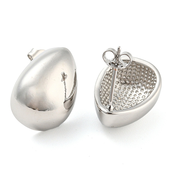 PandaHall Rack Plating Brass Teardrop Stud Earrings, Long-Lasting Plated, Cadmium Free & Lead Free, Platinum, 17x12.5mm Brass Teardrop
PandaHall Rack Plating Brass Teardrop Stud Earrings, Long-Lasting Plated, Cadmium Free & Lead Free, Platinum, 17x12.5mm Brass Teardrop