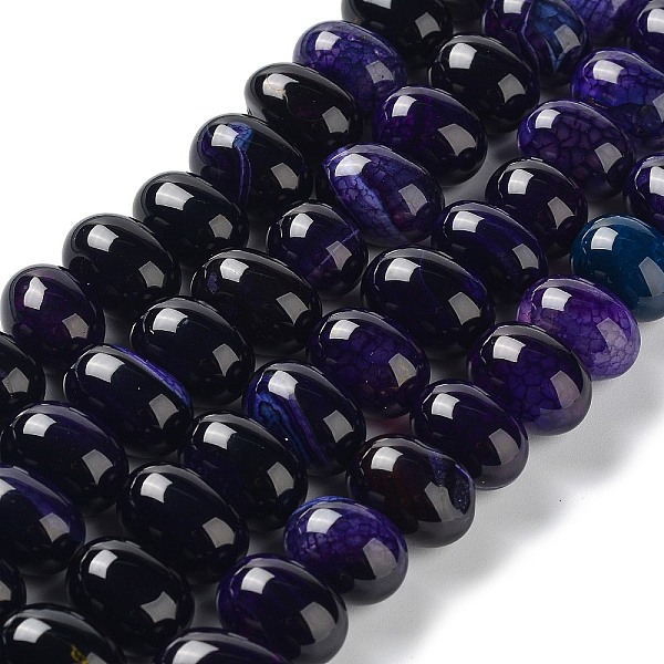PandaHall Natural Agate Beads Strands, Dyed & Heated, Egg, Indigo, 15~17x11~12mm, Hole: 1.6mm, about 14~15pcs/strand, 6.69~6.89 inch..., Purple
PandaHall Natural Agate Beads Strands, Dyed & Heated, Egg, Indigo, 15~17x11~12mm, Hole: 1.6mm, about 14~15pcs/strand, 6.69~6.89 inch..., Purple