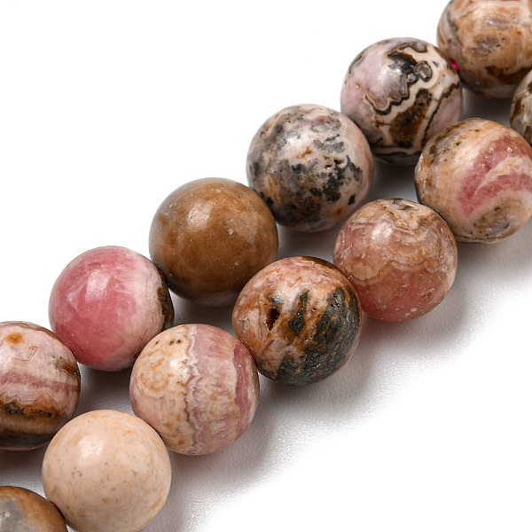 PandaHall Natural Rhodonite Beads Strands, Round, 8mm, Hole: 1mm, about 46pcs/strand, 15.39~15.51''(39.1~39.4cm) Rhodonite Round
PandaHall Natural Rhodonite Beads Strands, Round, 8mm, Hole: 1mm, about 46pcs/strand, 15.39~15.51''(39.1~39.4cm) Rhodonite Round