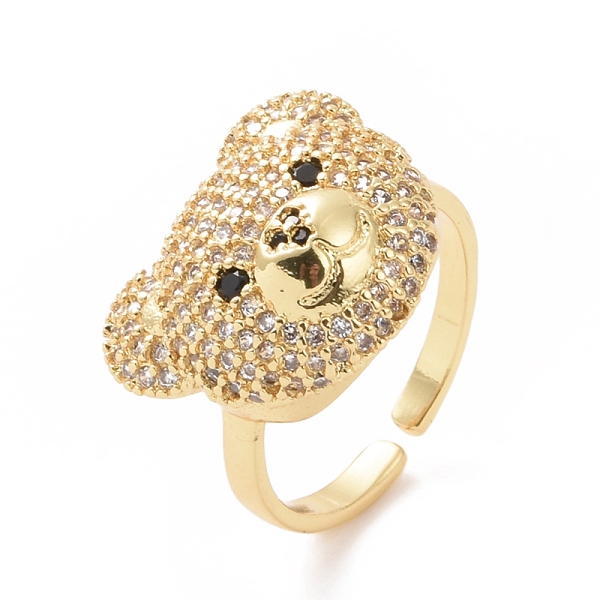 PandaHall Cubic Zirconia Bear Open Cuff Rings, Golden Alloy Jewelry for Women, Clear, Inner Diameter: 17mm Alloy+Cubic Zirconia Bear Clear
PandaHall Cubic Zirconia Bear Open Cuff Rings, Golden Alloy Jewelry for Women, Clear, Inner Diameter: 17mm Alloy+Cubic Zirconia Bear Clear