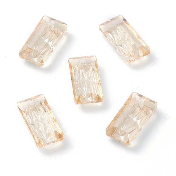 PandaHall Embossed Glass Rhinestone Pendants, Rectangle, Faceted, Golden Shadow, 14x7x4.2mm, Hole: 1.5mm Glass Rectangle Gold
PandaHall Embossed Glass Rhinestone Pendants, Rectangle, Faceted, Golden Shadow, 14x7x4.2mm, Hole: 1.5mm Glass Rectangle Gold