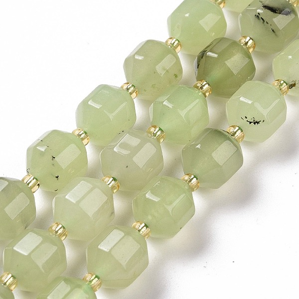 PandaHall Natural Prehnite Beads Strands, with Seed Beads, Faceted Bicone Barrel Drum, 9~10mm, Hole: 1.2mm, about 29~32pcs/strand...
PandaHall Natural Prehnite Beads Strands, with Seed Beads, Faceted Bicone Barrel Drum, 9~10mm, Hole: 1.2mm, about 29~32pcs/strand...