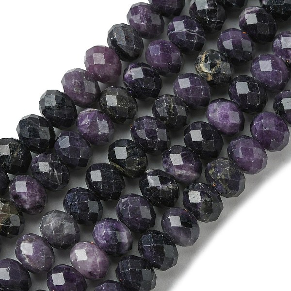 PandaHall Natural Sugilite Beads Strands, Faceted, Rondelle, 7.5~8x5.5~6mm, Hole: 0.8mm, about 73pcs/strand, 15.94''(40.5cm) Sugilite...
PandaHall Natural Sugilite Beads Strands, Faceted, Rondelle, 7.5~8x5.5~6mm, Hole: 0.8mm, about 73pcs/strand, 15.94''(40.5cm) Sugilite...